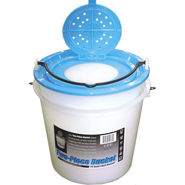 Swainzagal 10 Quart Bait Bucket - 2 Piece SW3513051 - main